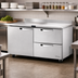 Thumbnail image #2 for True SPEC SERIES 60-Inch Two-Section Worktop Refrigerator with 1 Door and 2 Drawers