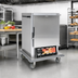 Thumbnail image #2 for Panco Half-Size Heated/Proofing Holding Cabinet, Non-Insulated, Solid Door, Narrow Width, Wire Universal Slides