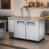 Thumbnail image #2 for True Two-Column Direct Draw Draft Beer Dispenser with Stainless Steel Top, 2 Half-Barrel Keg Capacity