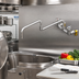 Thumbnail image #2 for T&S Big-Flo Deck-Mount Pot & Kettle Sink Mixing Faucet with 24-Inch Double-Jointed Swing Nozzle