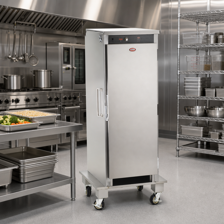 Product image #2 for FWE HHC-CC-201-MW Mobile Combi Companion Heated Holding Cabinet, Full-Height