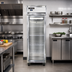 Thumbnail image #2 for Continental Refrigerator 1FSNGD One-Section Shallow Depth Display Freezer with Hinged Glass Door