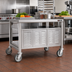Thumbnail image #2 for Eagle Group Removable Louvered Stainless Steel Undershelf for DCS-CUEL-24 and DCS-CUER-24