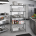 Thumbnail image #2 for Eagle Group Valu-Master 5-Tier Wire Shelving Starter Unit, 24 x 18 x 74 Inches, Pewter Gray Epoxy Finish