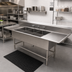 Thumbnail image #2 for John Boos Pro-Bowl 4-Compartment Floor Model Sink with Left & Right Drainboards, 14-Gauge Stainless Steel