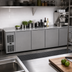 Thumbnail image #2 for Glastender One Zone Front-Serviced Low-Profile Undercounter Reach-In Cooler, 108 Inch, Four-Section, Self-Contained, Stainless Top