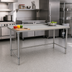 Thumbnail image #2 for Eagle BlendPort Budget Series Stainless Steel Work Table with Rear Upturn, 84 x 30 Inches