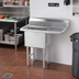 Thumbnail image #2 for Advance Tabco 1-Compartment Fabricated Stainless Steel Sink with Right Drainboard, 18 x 24 x 14 Bowl