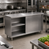 Thumbnail image #2 for Eagle Group Spec-Master 84-Inch Stainless Steel Sliding Door Plate Cabinet