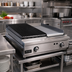 Thumbnail image #2 for Serv-Ware 24-Inch Stainless Steel Gas Add-On Griddle and Broiler Top
