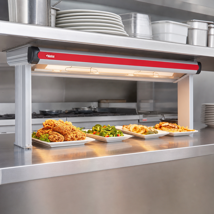 Product image #2 for Hatco Glo-Ray Designer Lighted Infrared Strip Heater, Single Section, 27-1/2 Inch, Aluminum, 620 Watts