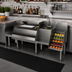 Thumbnail image #2 for Perlick Top Shelf UCS60B-LF 60-Inch Underbar Ice Bin/Cocktail Station with Blender Sink