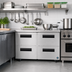Thumbnail image #2 for Steelheart 48-Inch Two-Section Undercounter Freezer with 4 Stainless Steel Drawers