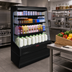 Thumbnail image #2 for Howard-McCray 30E Series 39-Inch Multi-Purpose Rear Loading Open Merchandiser, Self-Contained, Stainless Steel