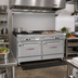 Thumbnail image #2 for Southbend Ultimate 60-Inch Gas Restaurant Range with 2 Star/Sauté Burners, 48-Inch Griddle, and 2 Standard Ovens