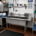 Thumbnail image #2 for BK Resources Right-Side Three-Compartment Soiled Dishtable, 72 Inch Wide, 18 x 20 x 14-Inch Bowls