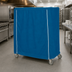 Thumbnail image #2 for Metro Mariner Blue Waterproof Vinyl-Nylon Banquet Cart Cover for 48 x 24 x 74 Inch Carts