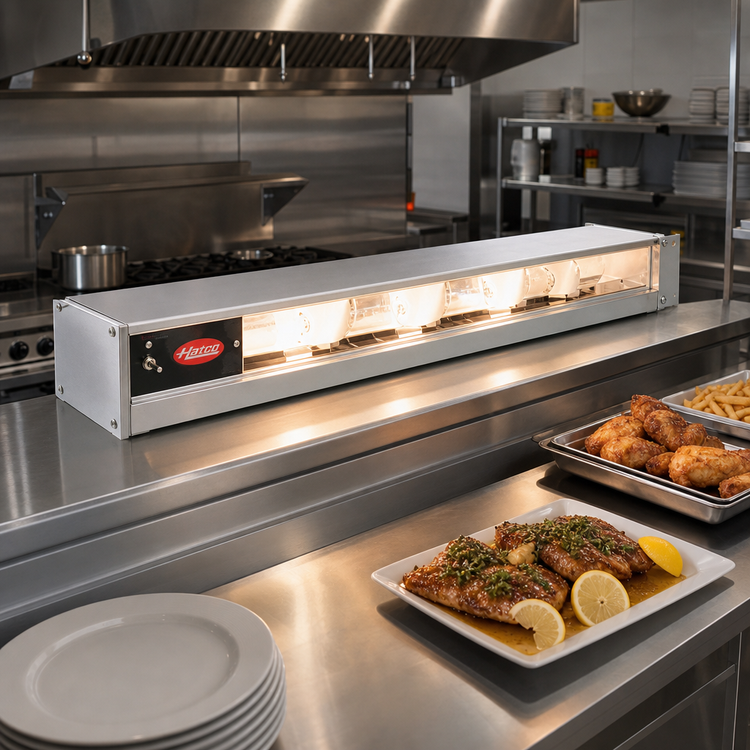 Product image #2 for Hatco Glo-Rite 42-Inch Strip-Style Display Light / Food Heat Lamp with Aluminum Housing and Toggle Switch