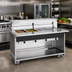 Thumbnail image #2 for Atlas Metal BLH-2 Mobile Electric Hot Food Serving Counter with (2) Full-Size Wells