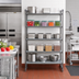 Thumbnail image #2 for Cambro Camshelving® Basics Plus 5-Tier Louvered Stationary Starter Unit, 48