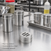 Thumbnail image #2 for 2-Inch Slotted Stainless Steel Replacement Shaker Top for 2 oz. Shakers