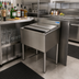 Thumbnail image #3 for BK Resources Insulated Underbar Stainless Steel Ice Bin with 8-Circuit Cold Plate, 24-Inch Wide, 21-Inch Deep, 80 lb. Capacity