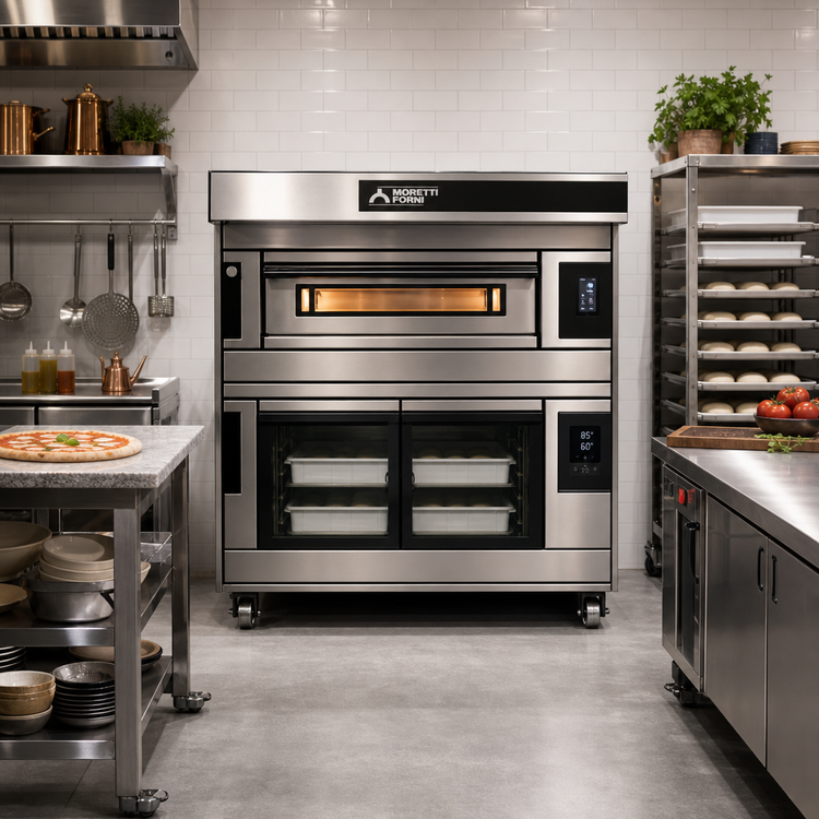 Product image #2 for Moretti Forni serieS Evolution S105E Modular Electric Pizza Deck Oven with Proofer