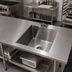 Thumbnail image #2 for Advance Tabco TA-11R Single-Bowl Welded Sink Into Table Top, 36 x 24 x 14 Inch Bowl, Faucet Included