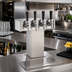 Thumbnail image #2 for Perlick Standard Base Air-Cooled Tee Draft Beer Tower, 4 Faucets, Polished Chrome