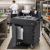 Thumbnail image #3 for Cambro CamKiosk® Mobile 2-Compartment Hand Sink Cart with Fresh Water and Refuse Tanks