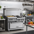 Thumbnail image #2 for Vulcan V Series Heavy Duty 36-Inch Gas Range with 2 Open Burners, 24-Inch Griddle and Convection Oven