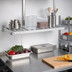 Thumbnail image #3 for New Age Adjust-A-Shelf T-Bar Wall-Mounted Aluminum Shelf, 42 Inches x 24 Inches