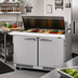 Thumbnail image #2 for Turbo Air PRO Series 48-1/4-Inch 2-Section Mega Top Sandwich/Salad Prep Table, 18-Pan, Front-Breathing
