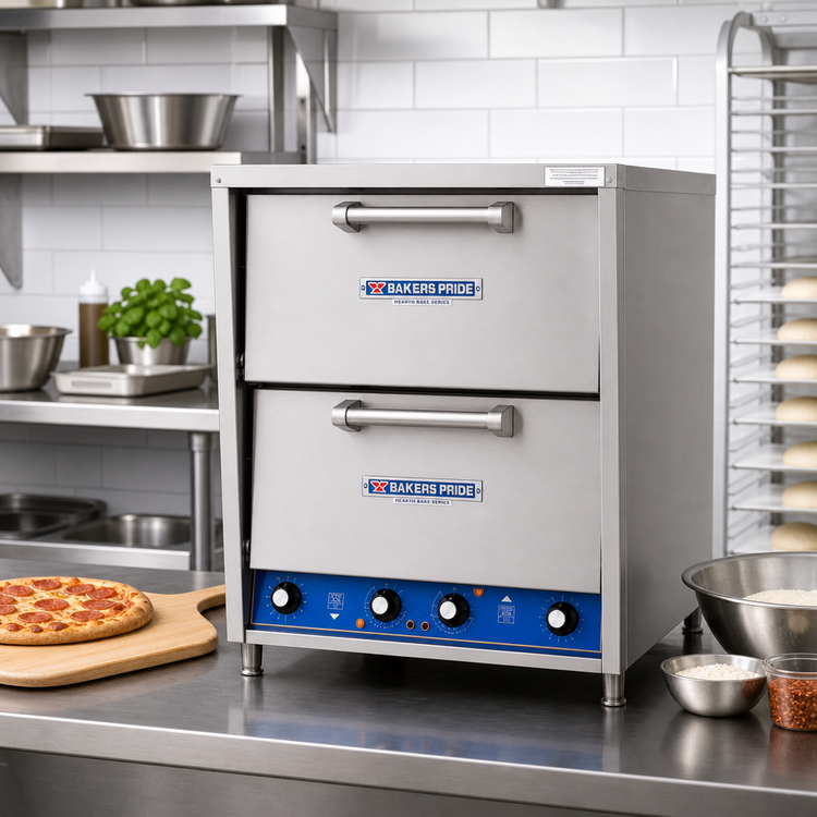 Product image #3 for Bakers Pride HearthBake Series P46-BL Countertop Electric Brick-Lined Pizza/Pretzel Oven