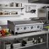 Thumbnail image #2 for Globe 48-Inch 4-Burner Radiant Gas Countertop Charbroiler with Reversible Cast Iron Grates