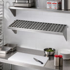 Thumbnail image #2 for Fermod Fermostock 64257-R1 31-Inch W x 14-Inch D Vented Shelf with Removable Polymer Inserts, 800-lb. Capacity