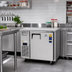 Thumbnail image #2 for Everest Refrigeration ETF1-24 One-Section Undercounter Worktop Freezer, 6.0 Cu. Ft., Side-Mounted Self-Contained, Stainless Steel