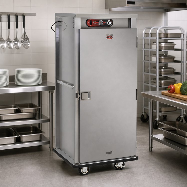 Product image #3 for FWE E-Series E-600-XL Electric Heated Banquet Transport & Serve Cabinet, Single Door, 60 Covered Plate Capacity