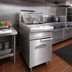 Thumbnail image #2 for Imperial Restaurant Series Range Match Gas Floor Fryer, Dual Tank, 25 lb. Per Tank, 140,000 BTU