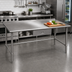 Thumbnail image #2 for Eagle Deluxe Series Stainless Steel Work Table with Rear Upturn, 60 x 24 Inches