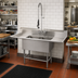 Thumbnail image #2 for John Boos Pro-Bowl 2-Compartment Sink with Dual 30