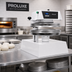 Thumbnail image #2 for Apex Pro X2M Countertop Automatic Hydraulic Pizza Dough Press with Heated Platens