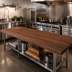 Thumbnail image #2 for Boos Block American Black Walnut Edge Grain Kitchen Countertop, 96 x 42 x 3 Inches, Penetrating Oil Finish