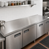 Thumbnail image #2 for Advance Tabco VCTC-244 Flat Top Stainless Steel Countertop, 48 x 25 Inches, No Backsplash