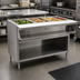 Thumbnail image #2 for Spec-Master Electric Sealed Well Hot Food Table, Open Front, 4-Well, 63-1/2 Inch Wide, 240V