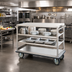 Thumbnail image #2 for Queen Mary Utility Cart with 4 Shelves, Stainless Steel, 62 x 28 x 67 Inches, 1600 lb Capacity
