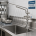 Thumbnail image #3 for UltraRinse Stainless Steel Single-Hole Deck-Mount Mixing Faucet with 18
