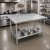 Thumbnail image #2 for John Boos Stallion Stainless Steel Top Work Table, 72