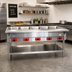 Thumbnail image #2 for CookRite 72-1/2-Inch Stainless Steel Electric Steam Table with 5 Open Pan Wells, Wet or Dry Heat