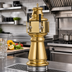 Thumbnail image #2 for Glastender Vienna 2-Faucet Polished Brass Air-Cooled Draft Dispensing Tower